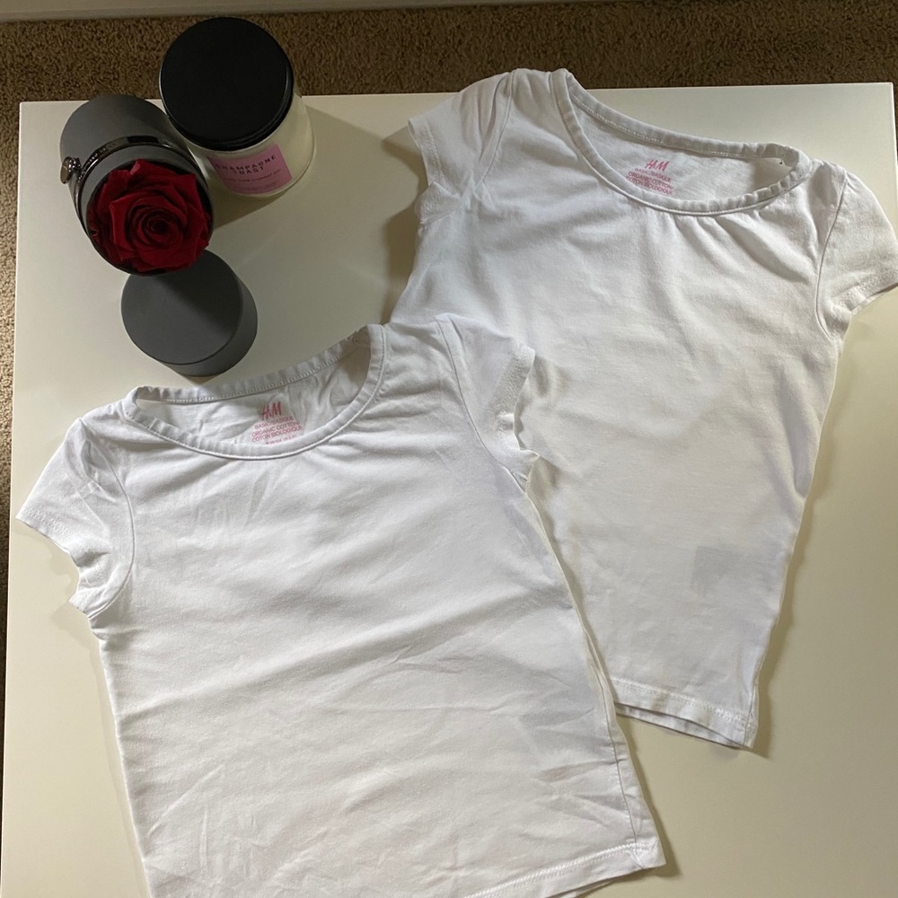 2 basic toddler tees